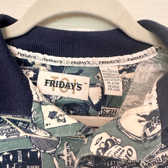 Vintage TGIF Polo Size Large - Picture 3 of 4